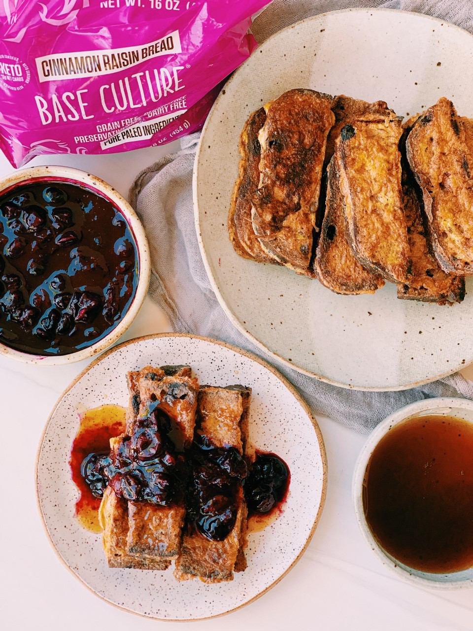 Homemade Cinnamon Raisin Bread French Toast Sticks