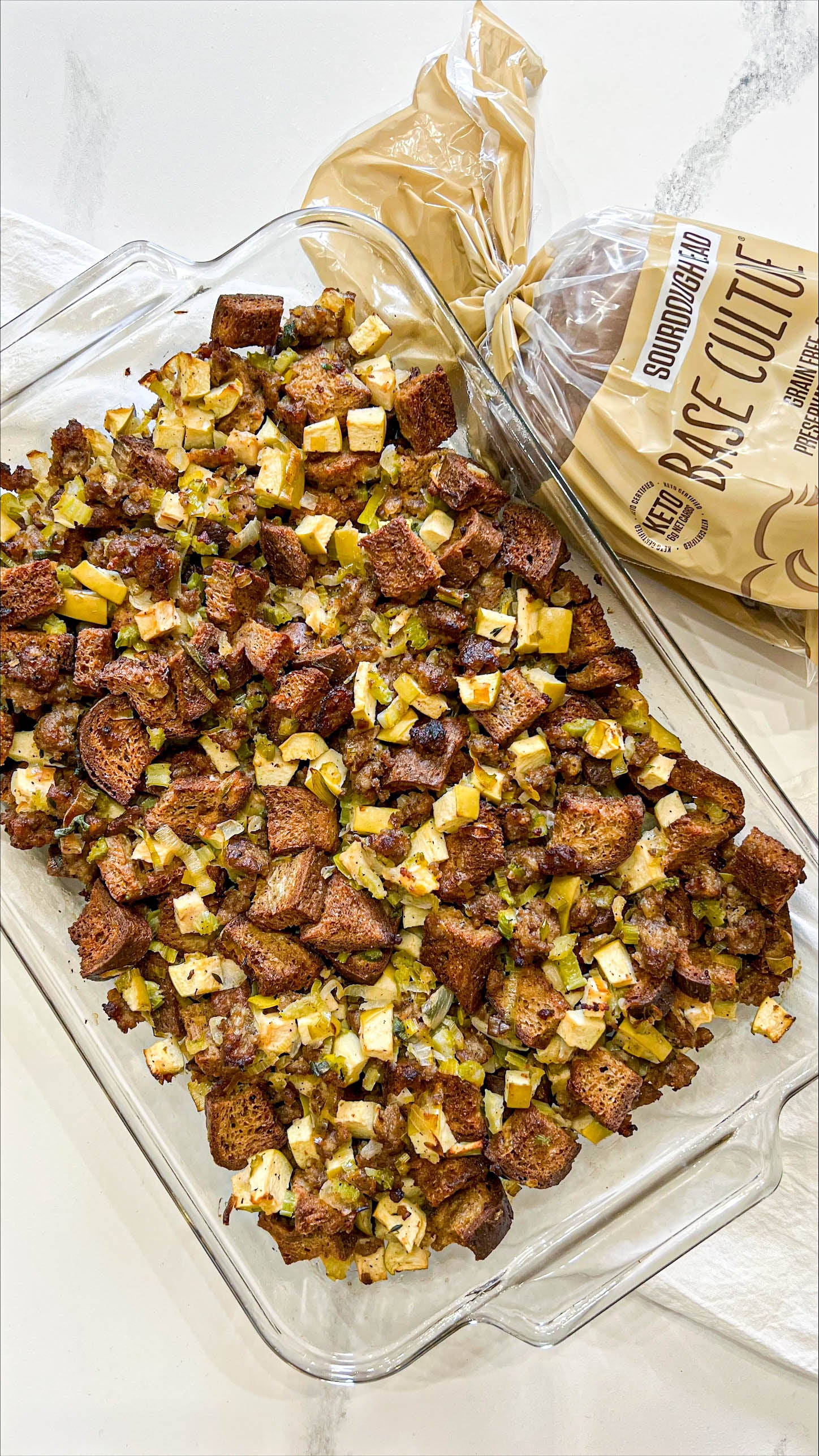 Apple Sausage Stuffing