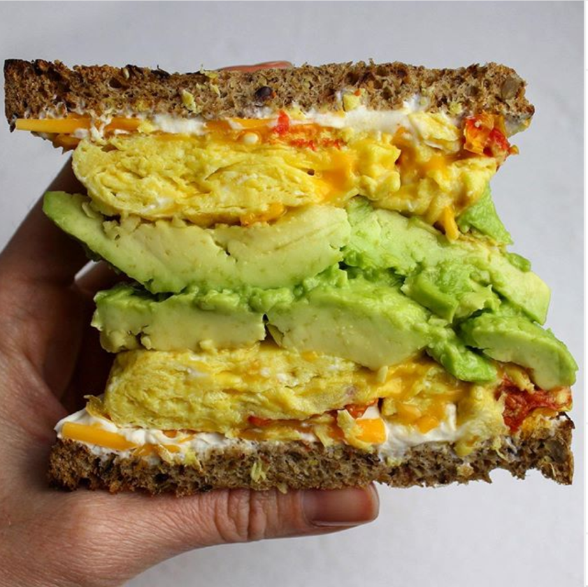 Cheesy Egg Sandwich
