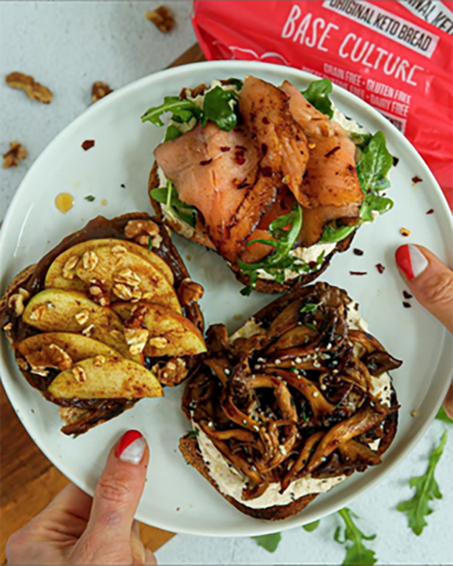 Dairy Free Ricotta Toast 3 Ways