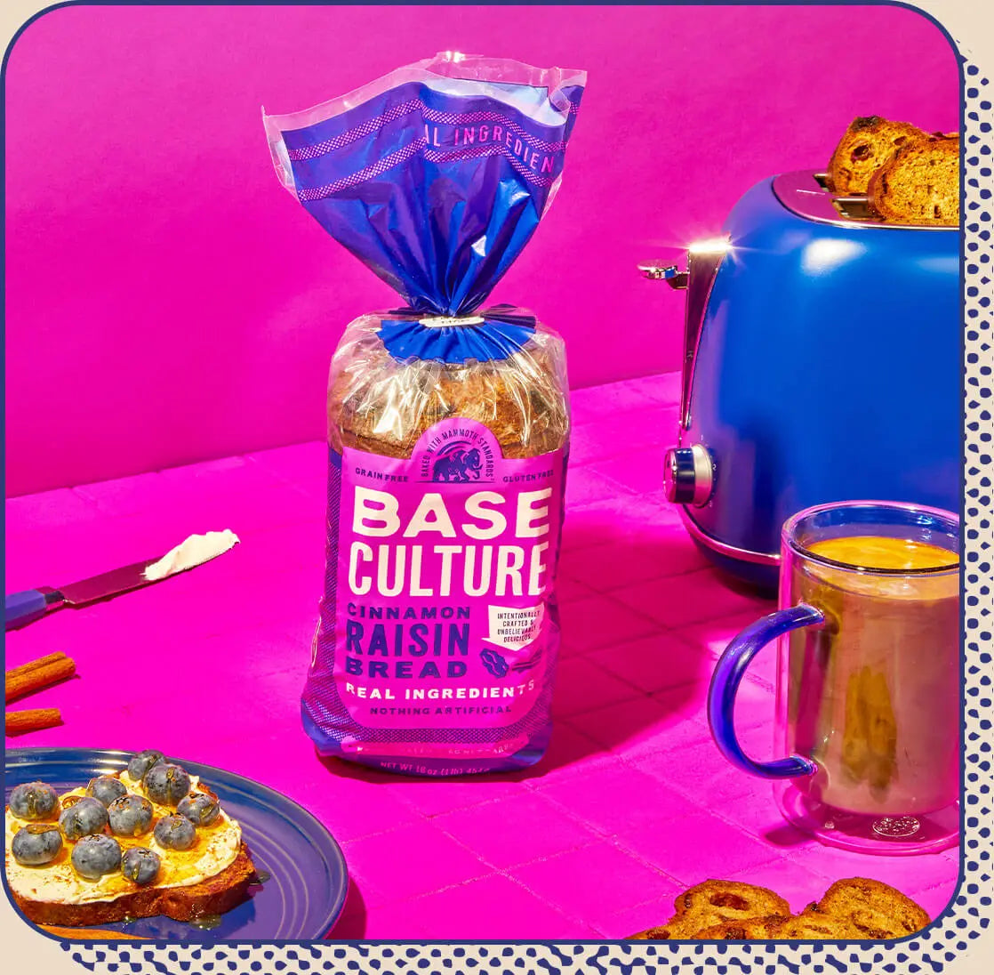 Base Culture Cinnamon Raisin Bread
