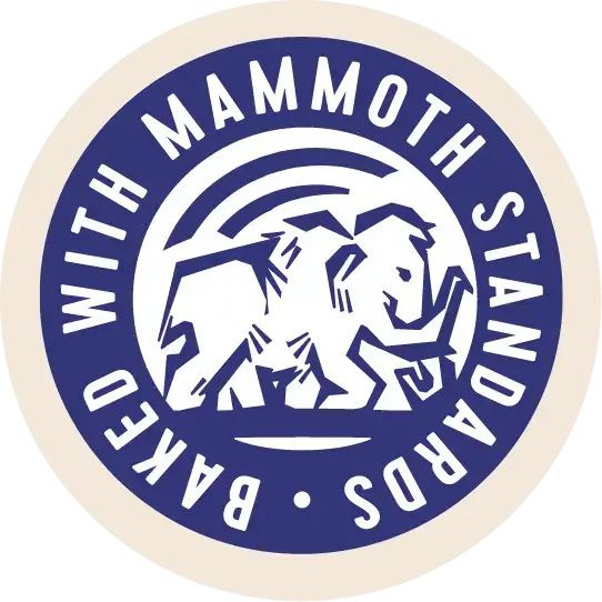 Base Culture Products are Baked with Mammoth Standards